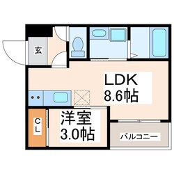 REGALEST熊本駅前の物件間取画像